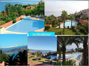 Appartement 4 pers vue mer Baie de Cannes - Antibes